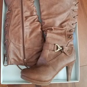 Boots; Lace Up Boots; Heeled Boots